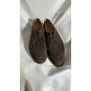 Brown Suede Darby Shoes sz. 10.5 W Italian